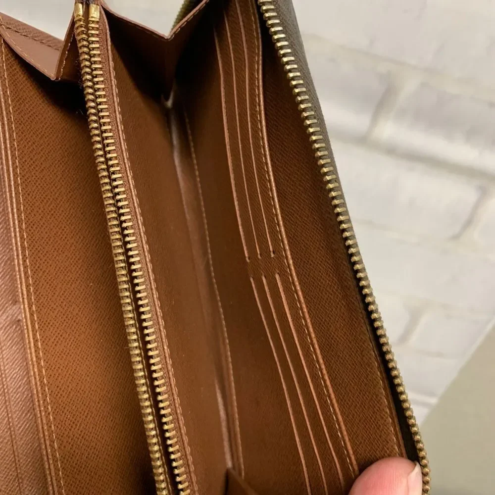 ⭐ Louis Vuitton Monogram Zippy Zip Around Long Wallet purse /M1891